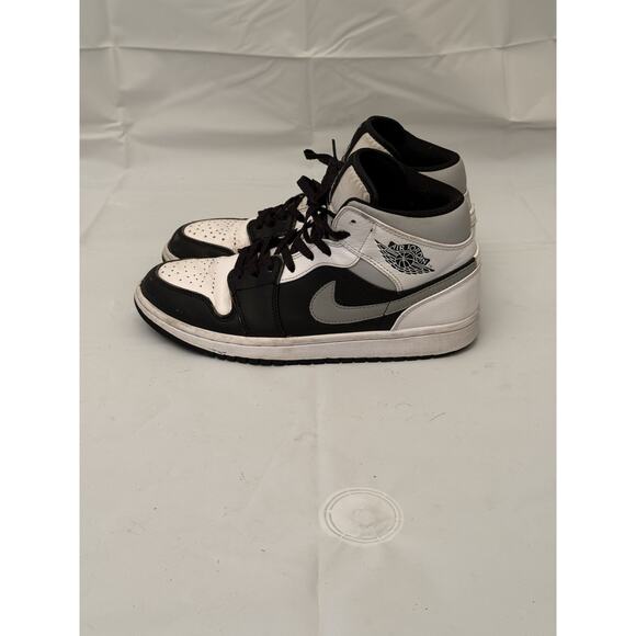 Nike Air Jordan 1 Mid White Shadow Men's Size 8 554724-073 - Picture 1 of 11